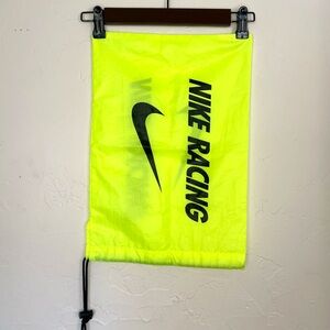 Nike Racing Neon Yellow Drawstring Bag